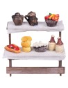 Banco con alimenti vari cm 11x6,5x11,5 h
