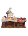 Banco gastronomico in legno con pastore