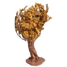 Albero in resina con chioma di Teloxis aristata per presepe 2