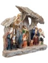 Nativity scene with figures and stable for Mondo nativity set