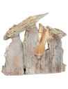 Nativity scene with figures and stable for Mondo nativity set