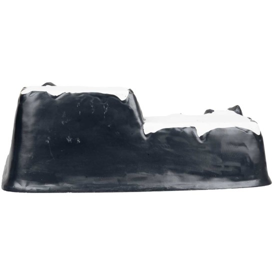 Escenario de montaña parcialmente nevado para decoraciones 52x37x19 cm