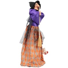 Befana with lights and sounds 70 cm for nativity scene Mondo Presepi 2