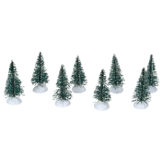 Set 8 mini pini effetto neve 2