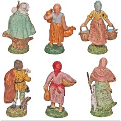 Set 6 statuine assortite 10 cm in pvc 2