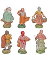 Set 6 statuine assortite 10 cm in pvc