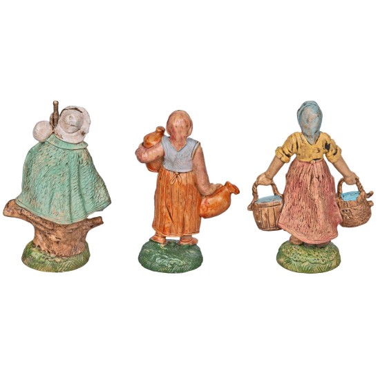 Set 6 statuine assortite 10 cm in pvc