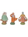 Set 6 figure assortite con base in Pvc per presepe Mondo Presepi