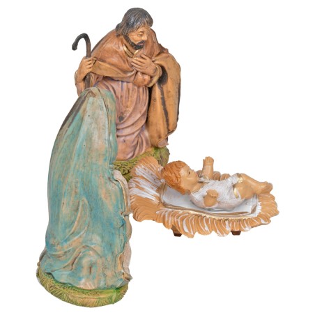 Natività 3 soggetti serie cm 10 in Pvc per presepe Mondo Presepi