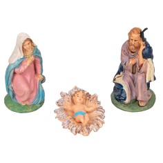 Natività 3 soggetti serie 13 cm in pvc