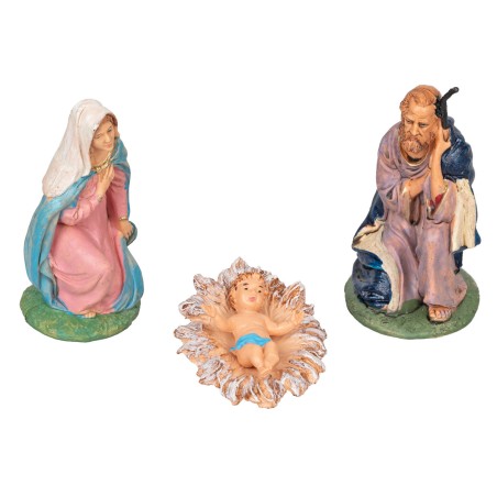 Natività 3 soggetti serie 13 cm in pvc