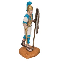 Soldato romano in resina dipinta 10 cm per presepe Mondo Presepi 2