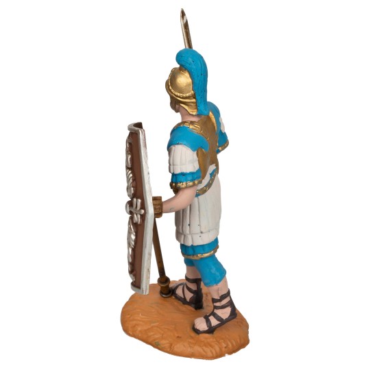 Soldato romano in resina dipinta 10 cm per presepe Mondo Presepi