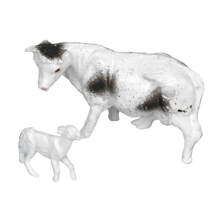 Set mucca e vitello Oliver per presepe Mondo Presepi