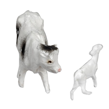 Set cow and calf Oliver for nativity scene Mondo Presepi