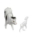 Set cow and calf Oliver for nativity scene Mondo Presepi