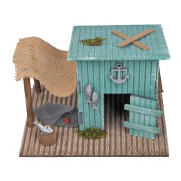 Capanno del pescatore cm 19x15x14 h