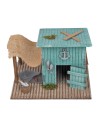 Fisherman's hut cm 19x15x14 for nativity scene Mondo Presepi