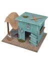 Capanno del pescatore cm 19x15x14 per presepe Mondo Presepi