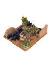 Campo di Lavanda con carretto cm 15x13x15 h