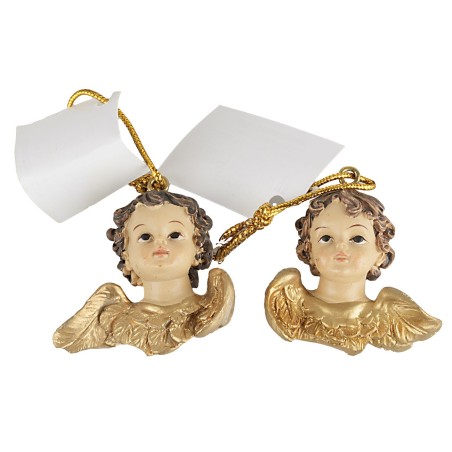 Set of 2 angels 4x4 cm h Easter statues Easter statues