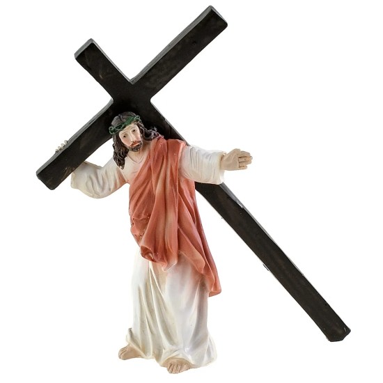 Set 2 angeli cm 4x4 h Statue Pasquali per presepe Mondo Presepi