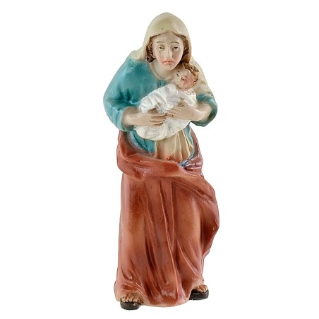 Set 2 angeli cm 4x4 h Statue Pasquali per presepe Mondo Presepi