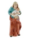 Set 2 angeli cm 4x4 h Statue Pasquali per presepe Mondo Presepi