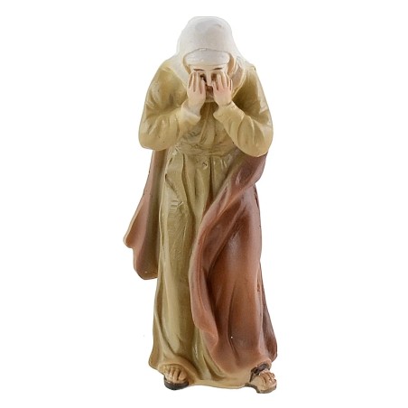 Set 2 angeli cm 4x4 h Statue Pasquali per presepe Mondo Presepi