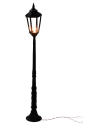 Farol con lámpara inglesa de pie 24 cm 12v para belén