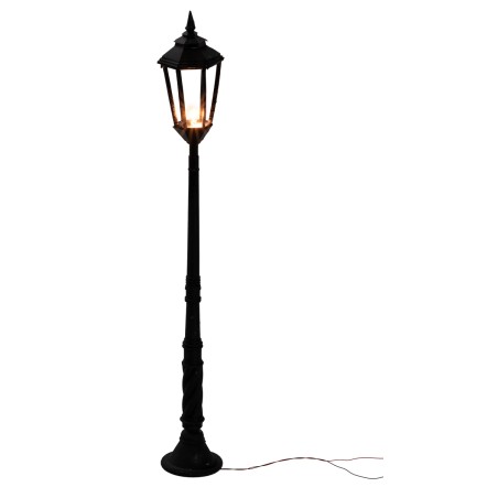 Street lamp with English floor lamp 24 cm 12v for nativity scene