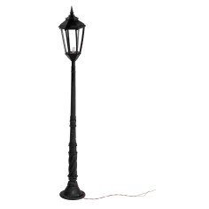 Farola con lámpara inglesa de pie 24 cm 12v para belén 2