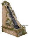 Working waterfall triangular shape cm 26x14x34 h for nativity scene