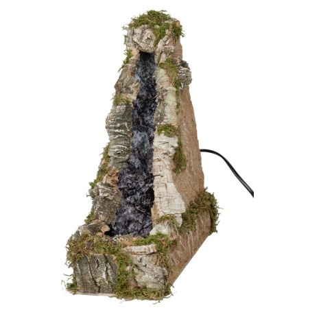 Working waterfall triangular shape cm 26x14x34 h for nativity scene