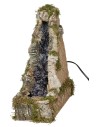 Working waterfall triangular shape cm 26x14x34 h for nativity scene