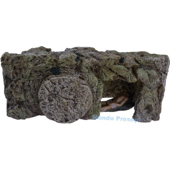 Sepulcro de resina de 25x9x11 cm para Estatuas Pascuales
