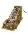 Working waterfall with stream effect 55x20x25h cm for nativity scene
