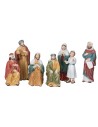 Set ritrovamento di Gesù al tempio 12 cm in resina