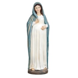 María embarazada 30 cm en resina