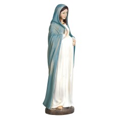 Pregnant Madonna 30 cm in resin for nativity scene Mondo Presepi 2
