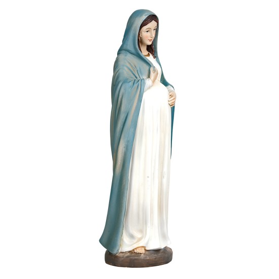 Pregnant Madonna 30 cm in resin for nativity scene Mondo Presepi