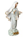 Madonna of Medjugorje 20 cm in resin for nativity scene Mondo Presepi