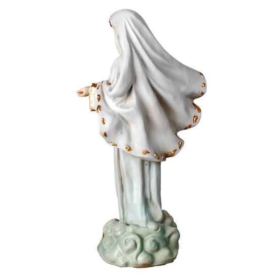 Madonna di Medjugorje 20 cm in resina per presepe Mondo Presepi