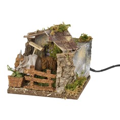 Ox movement eating 15x15x15 for nativity scene Mondo Presepi 2