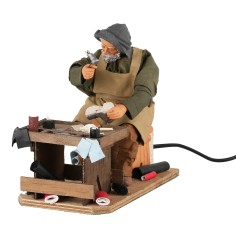 Double movement cobbler series 24 cm for Mondo nativity scene 2