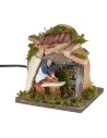 Falegname in movimento con ambientazione 15x15x15 h