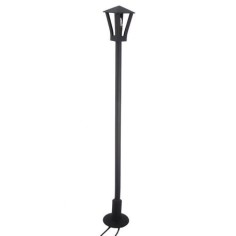 The lamppost to the ground, 17 cm long with microlampada 12v.