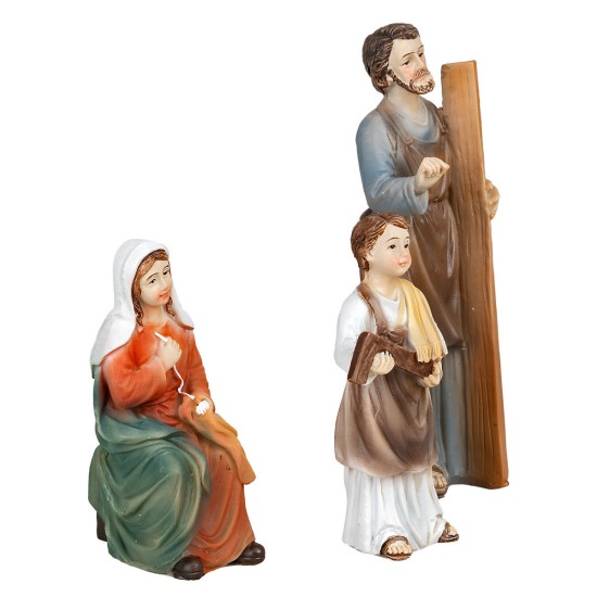 Nazareth family 12 cm resin