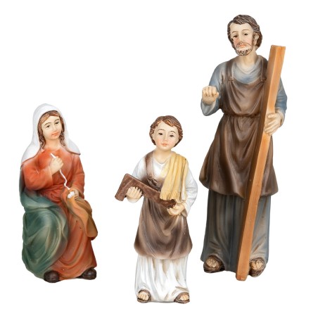 Nazareth family 12 cm resin