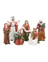 Entrance set to Jerusalem 12 cm in resin for Mondo nativity scene